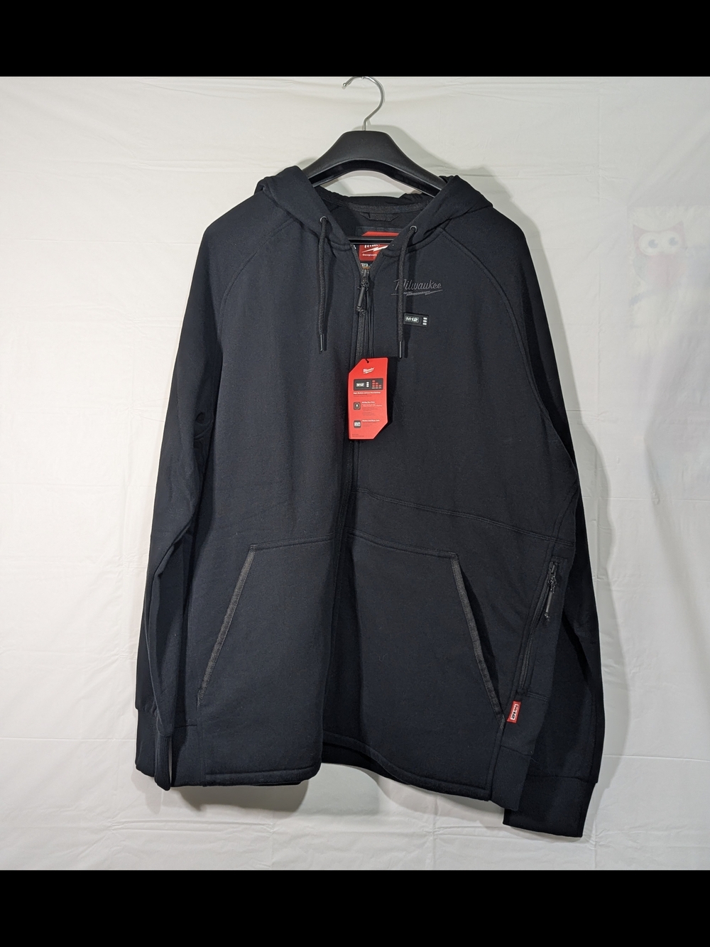 Milwaukee M12 Heated Hoodie Jacket 2X Black Full Zip w/ Battery & Charger NEW